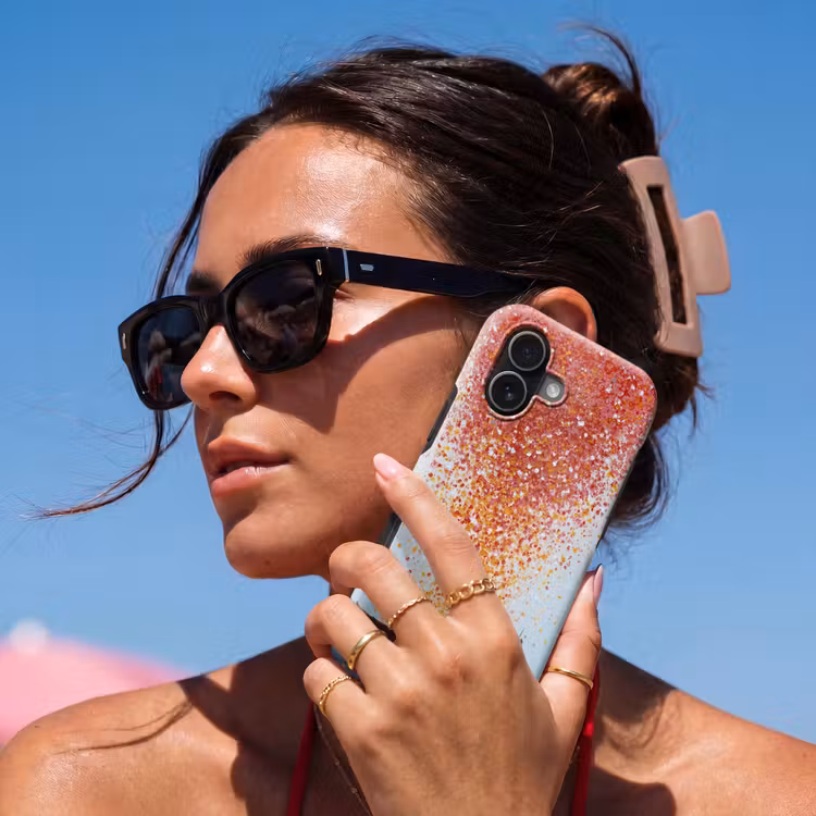 Wolk - Confetti - Boot - Wateroppervlakte Toughcase MagSafe Apple iPhone 17 klein -Sfeer2V