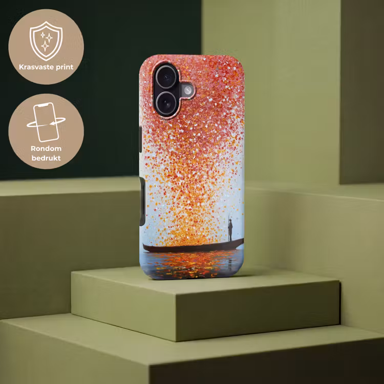 Wolk - Confetti - Boot - Wateroppervlakte Toughcase MagSafe Apple iPhone 17 klein -USP_PrintM_NL