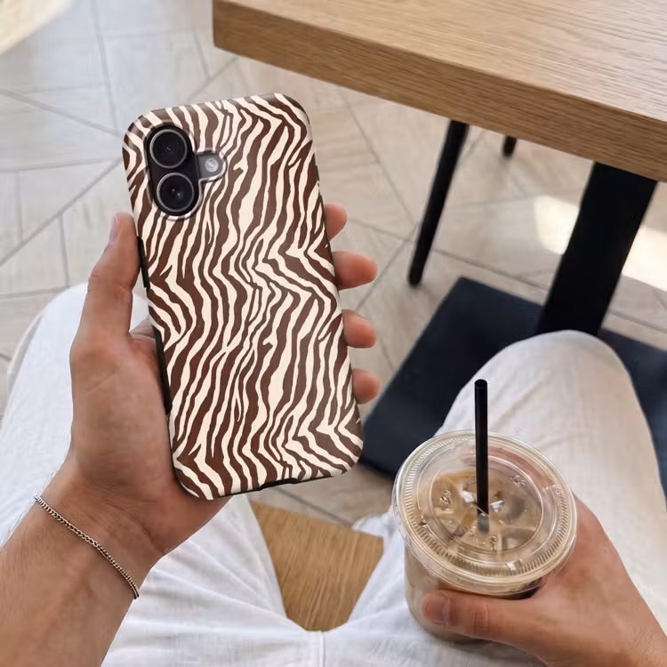 Zebra - Patroon - Zwart - Wit Toughcase MagSafe Apple iPhone 17 klein 1017 -Sfeer1M