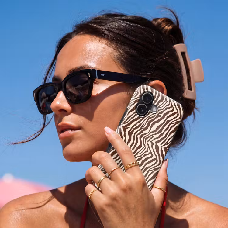 Zebra - Patroon - Zwart - Wit Toughcase MagSafe Apple iPhone 17 klein 1017 -Sfeer2V
