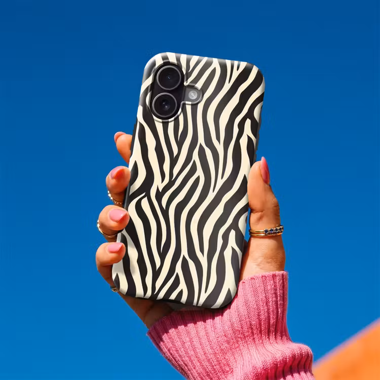 Zebra - Print - Klassiek - Zwart Toughcase MagSafe Apple iPhone 17 klein 1017 -Sfeer1V