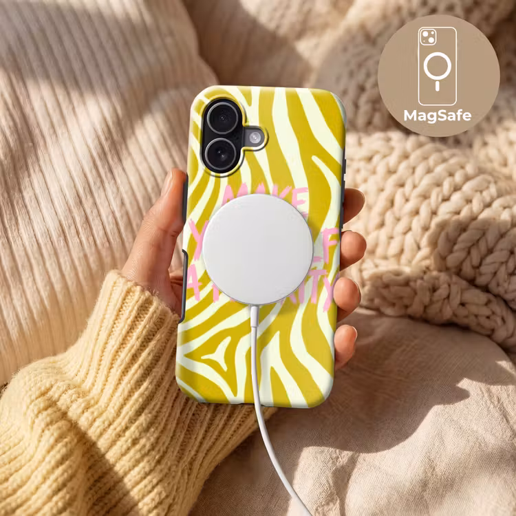Zebraprint - Priority - Roze Toughcase MagSafe Apple iPhone 17 klein -USP_MagsafeV