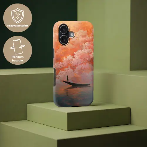 Zee - Boot - Wolken - Oranje Toughcase MagSafe Apple iPhone 17 klein -USP_PrintM_NL