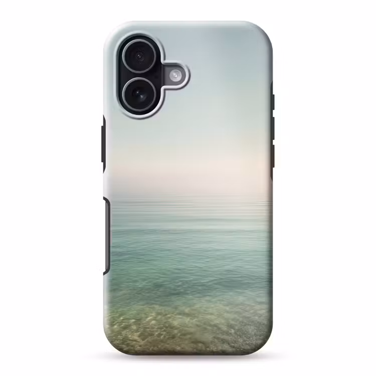 Zee - Horizon - Blauw - Mist Toughcase MagSafe Apple iPhone 17 klein -3d