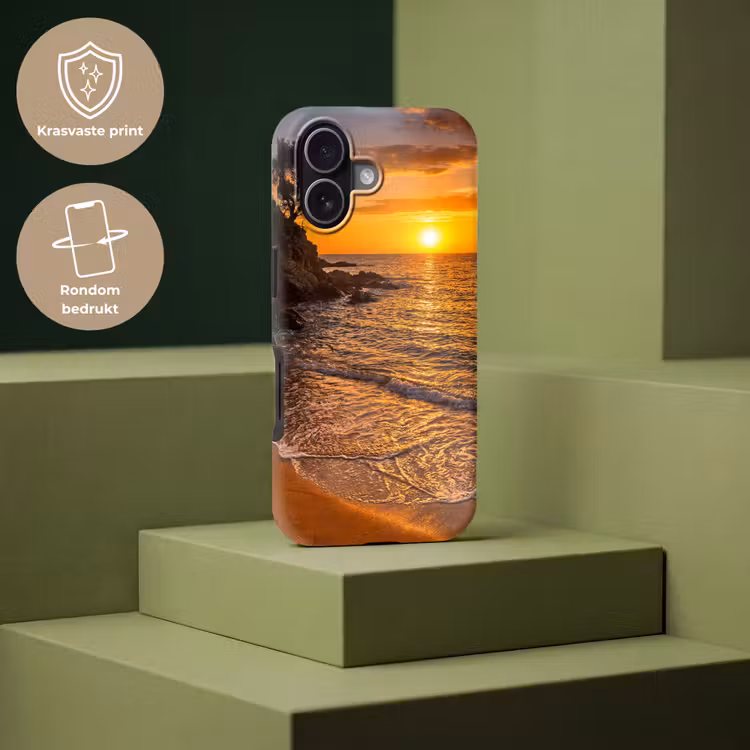 Zee - Kust - Zonsondergang - Natuur - Oranje Toughcase MagSafe Apple iPhone 17 klein -USP_PrintM_NL