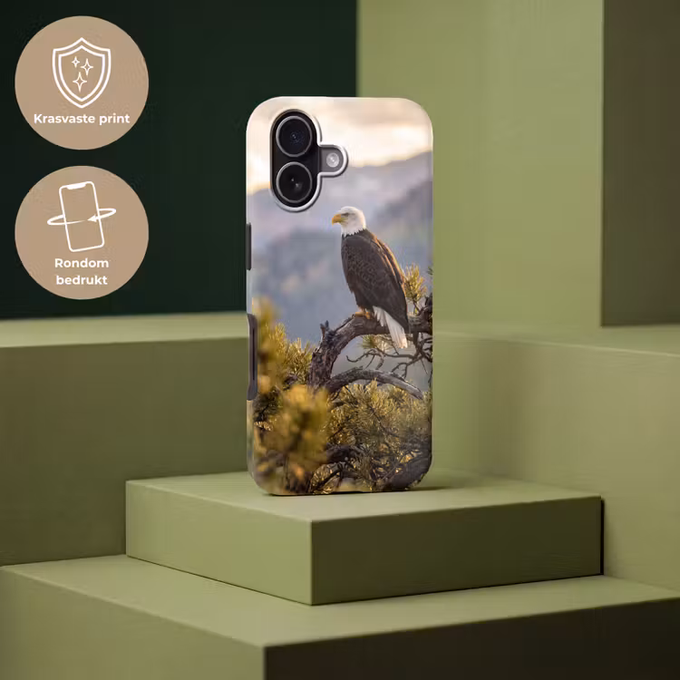 Zeearend - Boom - Bergen - Groen Toughcase MagSafe Apple iPhone 17 klein -USP_PrintM_NL