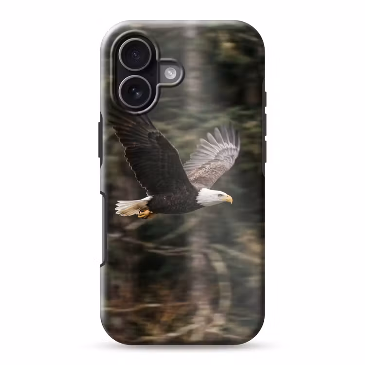 Zeearend - Vliegen - Bos - Natuur Toughcase MagSafe Apple iPhone 17 klein -3d