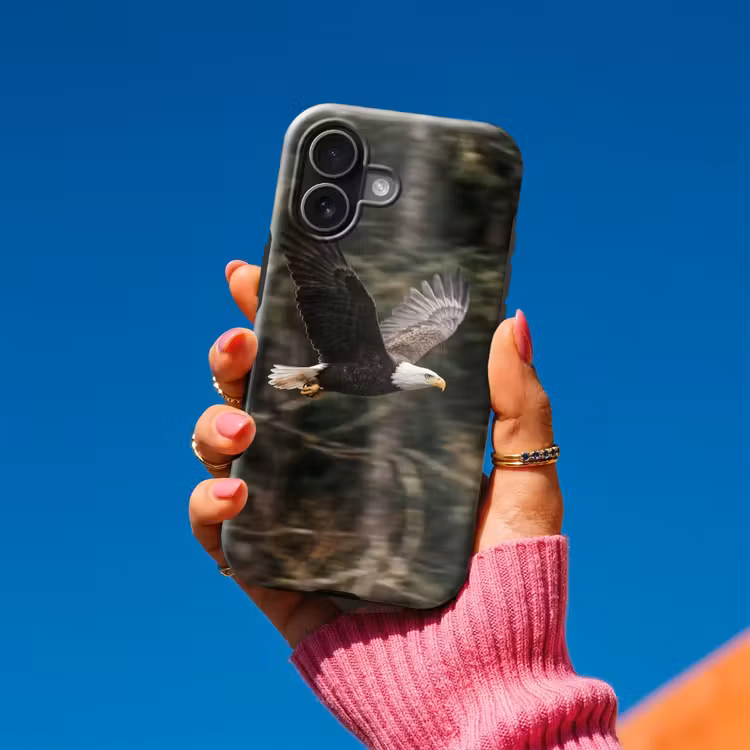 Zeearend - Vliegen - Bos - Natuur Toughcase MagSafe Apple iPhone 17 klein -Sfeer1V