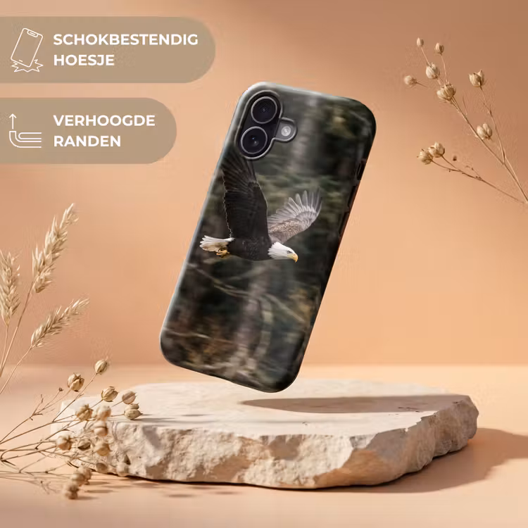Zeearend - Vliegen - Bos - Natuur Toughcase MagSafe Apple iPhone 17 klein -USP_RandenV_NL
