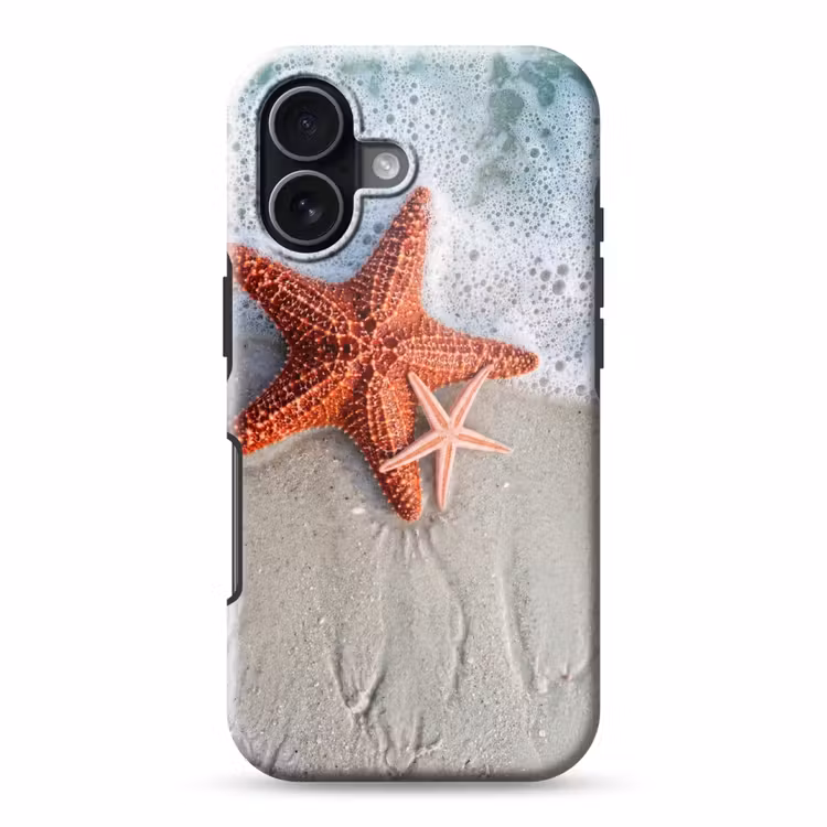 Zeester - Strand - Zee Toughcase MagSafe Apple iPhone 17 klein -3d