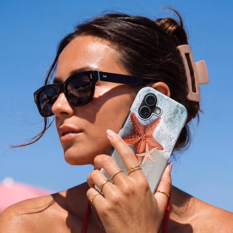 Zeester - Strand - Zee Toughcase MagSafe Apple iPhone 17 klein -Sfeer2V
