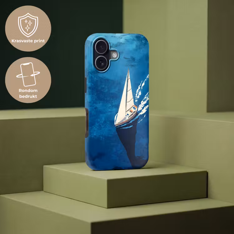 Zeilboot - Water - Abstract - Schaduw Toughcase MagSafe Apple iPhone 17 klein -USP_PrintM_NL