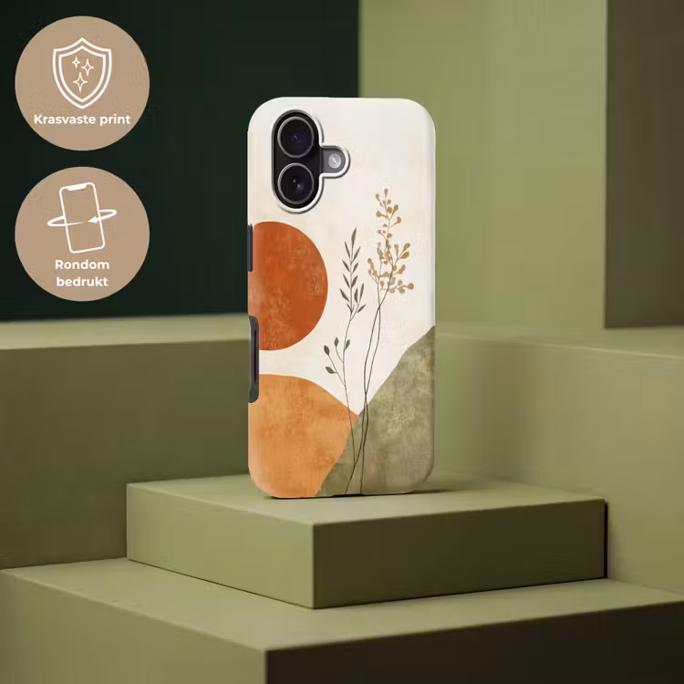 Zon - Abstract - Takken - Oranje Toughcase MagSafe Apple iPhone 17 klein -USP_PrintM_NL