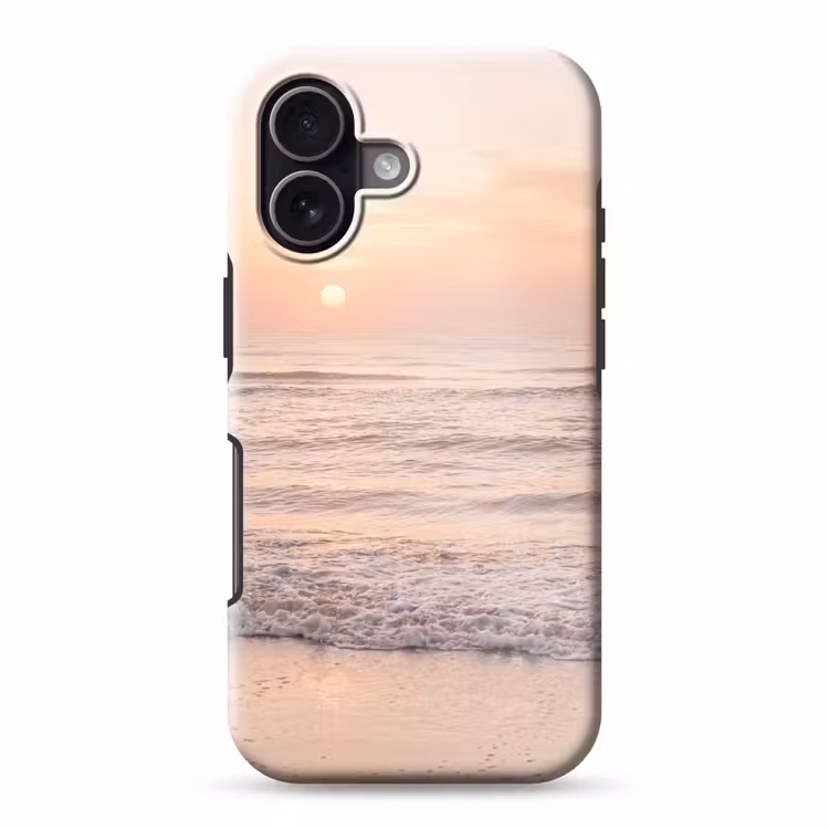 Zon - Strand - Roze Toughcase MagSafe Apple iPhone 17 klein -3d