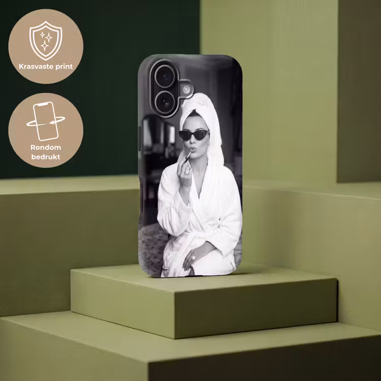 Zonnebril - Vrouw - Zwart - Wit Toughcase MagSafe Apple iPhone 17 klein -USP_PrintM_NL