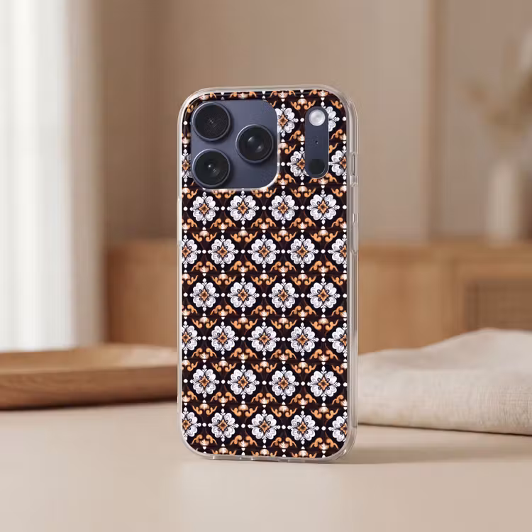 traditioneel - Element - Kleurrijk Telefoonhoesje iPhone 17 Pro klein 878 -sfeer2