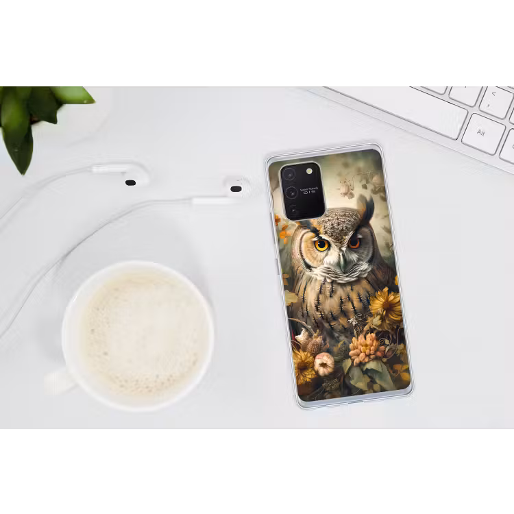 Uil - Vogels - Bloemen - Natuur Telefoonhoesje Samsung Galaxy S10 Lite klein -oordopS10Lite