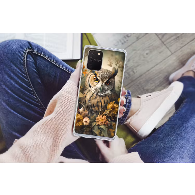 Uil - Vogels - Bloemen - Natuur Telefoonhoesje Samsung Galaxy S10 Lite klein -handS10Lite