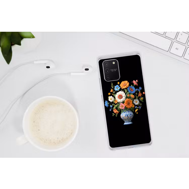 Vaas - Boeket - Bloemen - Kleur Telefoonhoesje Samsung Galaxy S10 Lite klein -oordopS10Lite