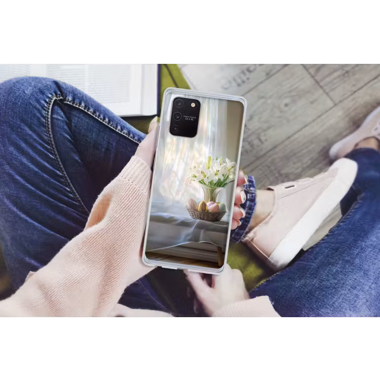 Vaas - Eieren - Bloemen Telefoonhoesje Samsung Galaxy S10 Lite klein -handS10Lite