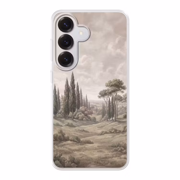 Vallei - Bos - Natuur - Groen Telefoonhoesje Samsung Galaxy S26 klein -3d