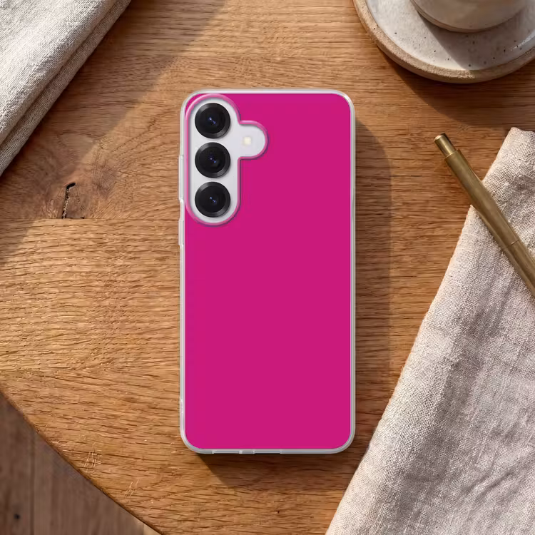 Velvet - Magenta - Roze Telefoonhoesje Samsung Galaxy S26 klein 975 -sfeer1