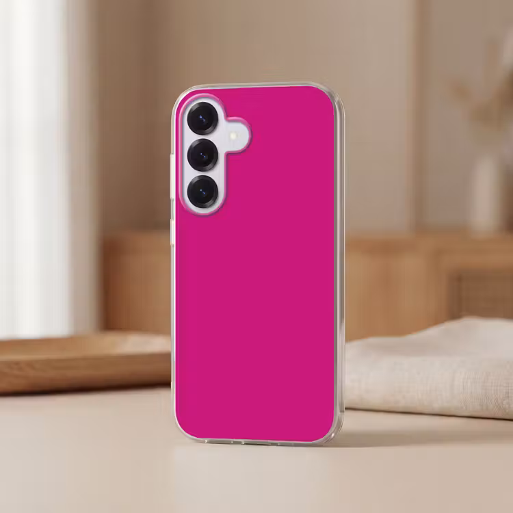 Velvet - Magenta - Roze Telefoonhoesje Samsung Galaxy S26 klein 975 -sfeer2