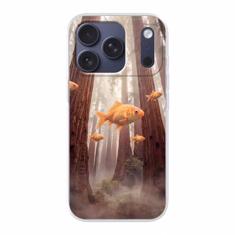 Telefoonhoesje - Vis - Bos - Fantasie - Vis - Bos - Fantasie Telefoonhoesje iPhone 17 Pro klein