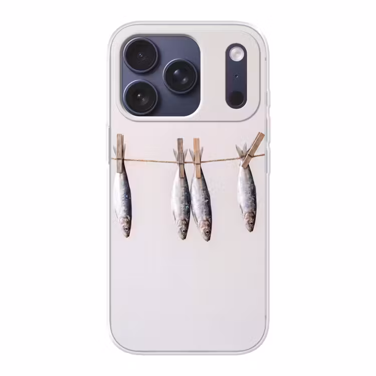 Telefoonhoesje - Vis - Hangend - Eten - Vis - Hangend - Eten Telefoonhoesje iPhone 17 Pro klein