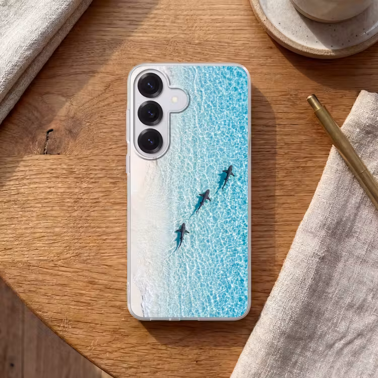 Vis - Oceaan - Strand - Turquoise - Natuur Telefoonhoesje Samsung Galaxy S26 klein -sfeer1