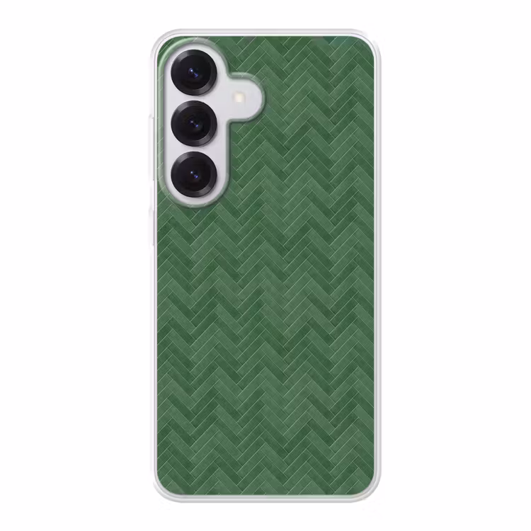 Visgraat - Wandtegel - Bosgroen Telefoonhoesje Samsung Galaxy S26 klein 975 -3d