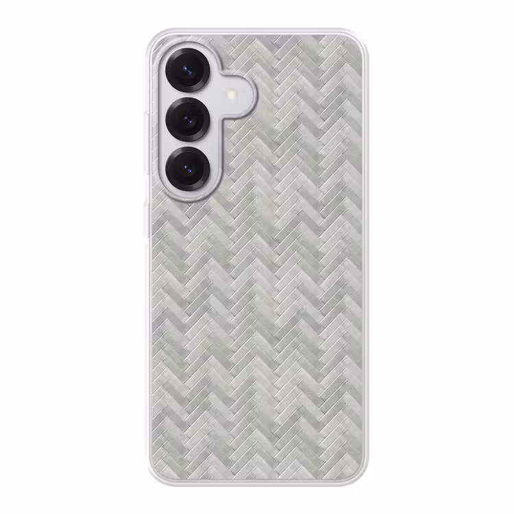 Visgraat - Wandtegel - Grijs Telefoonhoesje Samsung Galaxy S26 klein 975 -3d