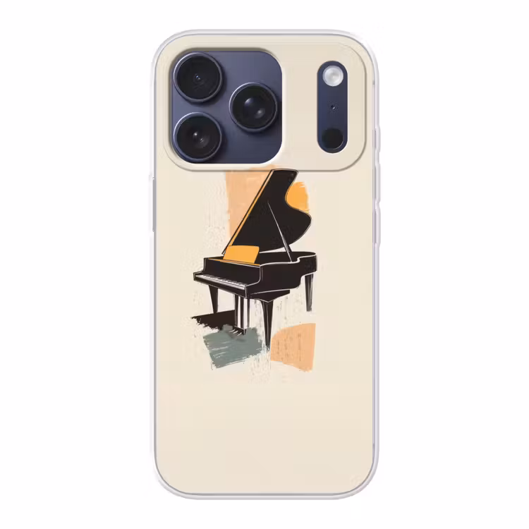 Vleugel - Zwart - Abstract - Illustratie Telefoonhoesje iPhone 17 Pro klein -3d