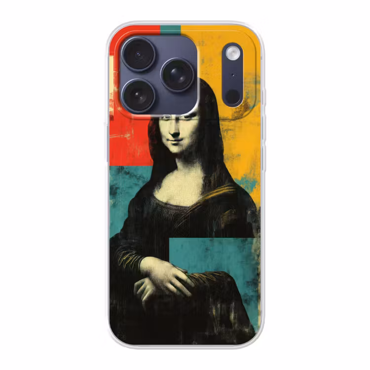 Vrouw - Kleurvlakken - Klassieke schilderkunst Telefoonhoesje iPhone 17 Pro klein -3d