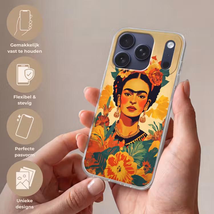 Vrouwelijk - Bloemen - Sieraden Telefoonhoesje iPhone 17 Pro klein -sfeer3_NL