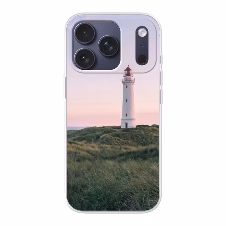 Vuurtoren - Duinlandschap - Zee Telefoonhoesje iPhone 17 Pro klein -3d