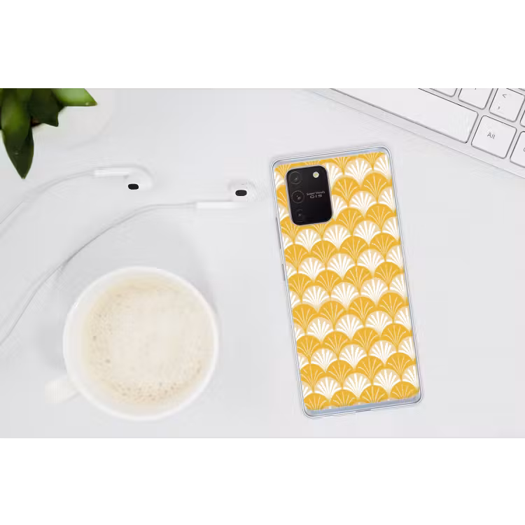 Waaier - Geel - Art Telefoonhoesje Samsung Galaxy S10 Lite klein 364 -oordopS10Lite