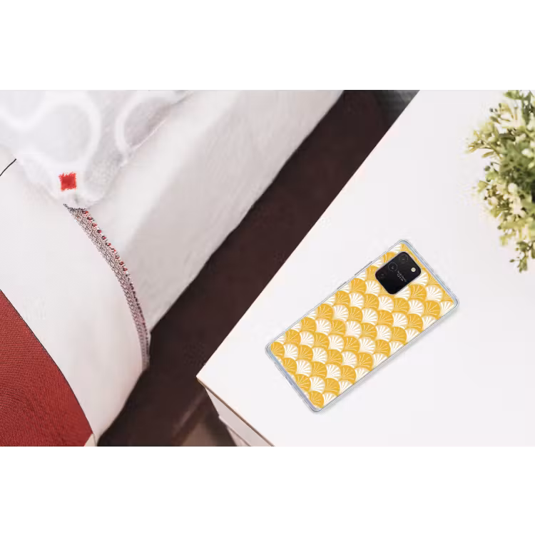 Waaier - Geel - Art Telefoonhoesje Samsung Galaxy S10 Lite klein 364 -kamerS10Lite