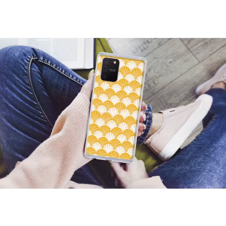 Waaier - Geel - Art Telefoonhoesje Samsung Galaxy S10 Lite klein 364 -handS10Lite