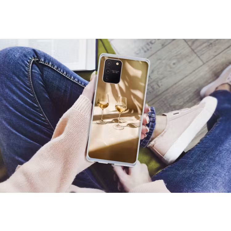 Wijn - Wijnglazen - Wit Telefoonhoesje Samsung Galaxy S10 Lite klein -handS10Lite