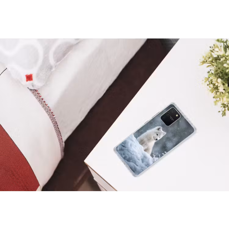 Wolf - Pup - Sneeuw Telefoonhoesje Samsung Galaxy S10 Lite klein -kamerS10Lite