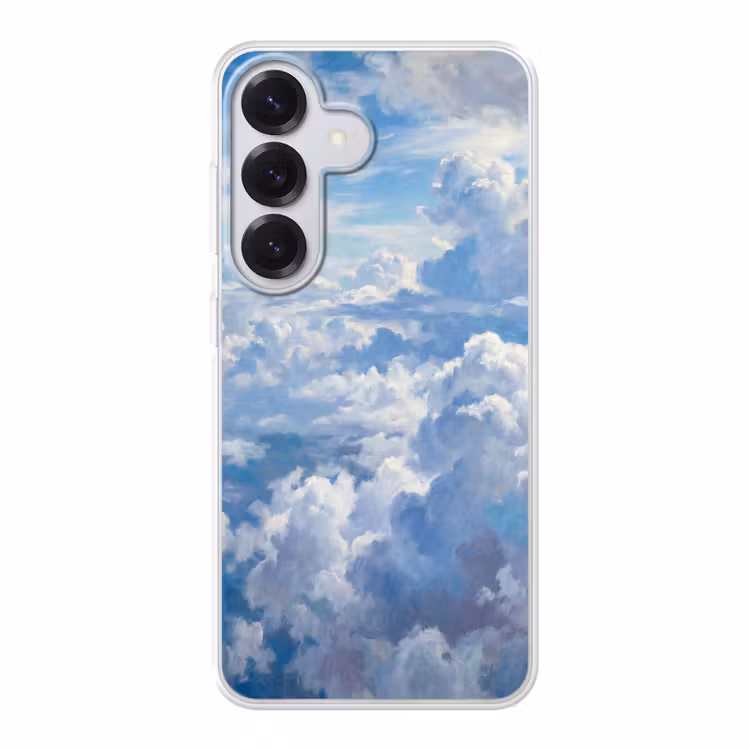 Wolken - Lucht - Natuur - Abstract - Blauw Telefoonhoesje Samsung Galaxy S26 klein -3d