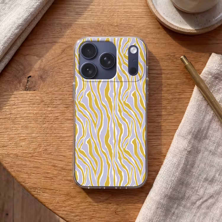 Zebra - Modern - Meerkleurig Telefoonhoesje iPhone 17 Pro klein 878 -sfeer1
