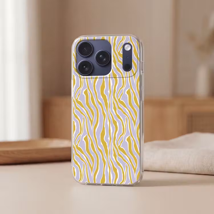 Zebra - Modern - Meerkleurig Telefoonhoesje iPhone 17 Pro klein 878 -sfeer2