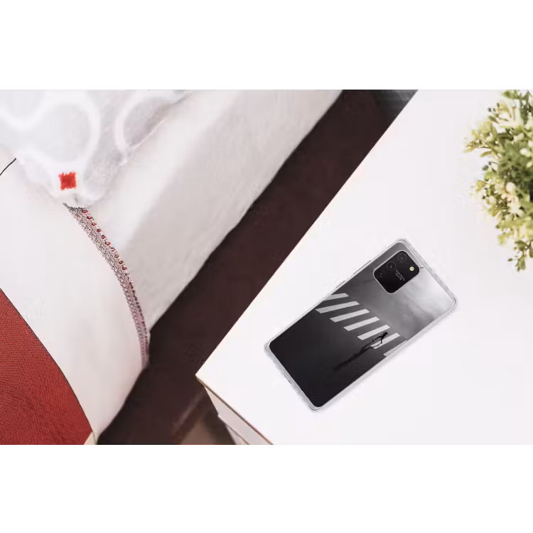 Zeebrapad - Hardloper - Zwart - Wit Telefoonhoesje Samsung Galaxy S10 Lite klein -kamerS10Lite