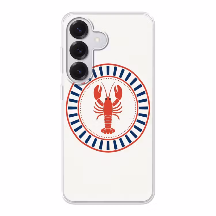 Zeeleven - Kreeft - Embleem - Grafisch - Rood Telefoonhoesje Samsung Galaxy S26 klein -3d