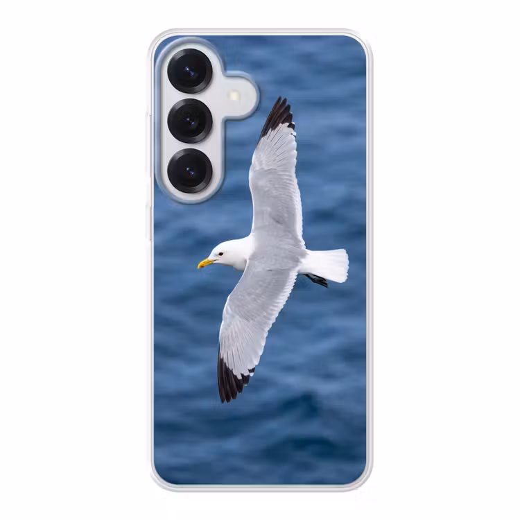 Zeemeeuw - Oceaan - Blauw Telefoonhoesje Samsung Galaxy S26 klein -3d