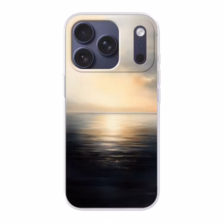 Zon - Horizon - Zee Telefoonhoesje iPhone 17 Pro klein -3d