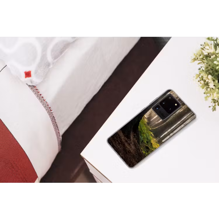 Zonlicht - Takken - Boom - Bos Telefoonhoesje Samsung Galaxy S20 Ultra klein -kamerS20Ultra
