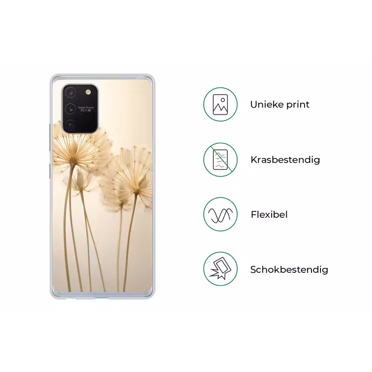 Zonlicht - Paardenbloem - Botanisch - Bloemen Telefoonhoesje Samsung Galaxy S10 Lite klein -specsS10Lite